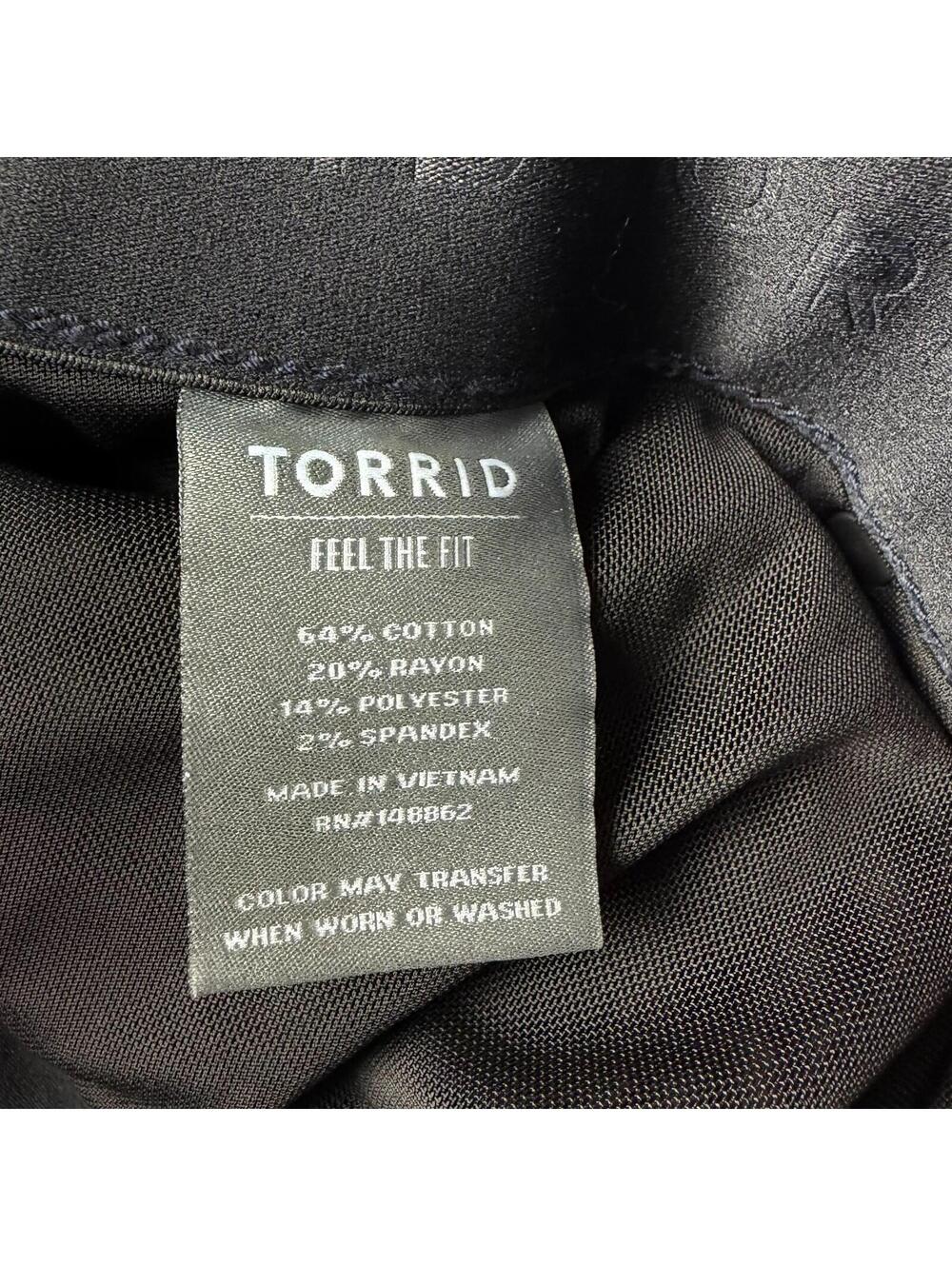 Torrid Women Bombshell Flare Super Soft Denim Jeans Plus Size 24R High Rise Blue - Picture 2 of 8